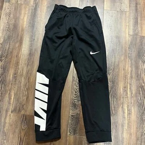 Nike Dri-Fit Youth Joggers Black White XL - Picture 1 of 6