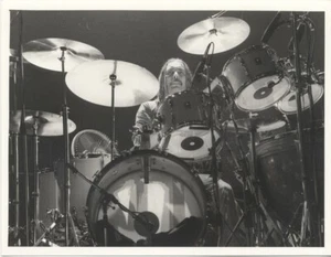 Status Quo Rock Band John Coghlan Drummer 1970's Stamped Original 7x9 Photo  - Picture 1 of 2