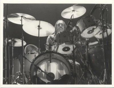 Status Quo Rock Band John Coghlan Drummer 1970's Stamped Original 7x9 Photo  - Image 1 of 2