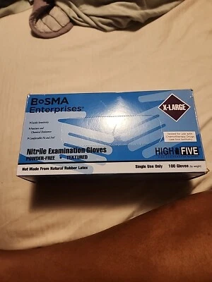 High Five нитриловые экзаменационные перчатки 72-10501 XL без пудры нестерильные 100 карат. - Изображение 1 из 4