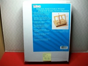 TOTALMENTE NUEVO SUMINISTRO DE ARTE DE ESTADOS UNIDOS SOLANA MADERA AJUSTABLE CABALLETE DE ESCRITORIO CON CAJÓN NUEVO EN CAJA - Imagen 1 de 5