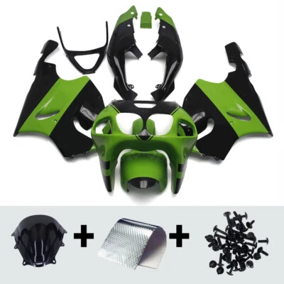 Carrocería verde negra para Kawasaki ZX7R 1996 97 98 99 00 01 02 2003 carenados ABS Foto 1 de 4