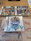 3 Boxed NDS Games . The Sims 2, Sims 3 And Sims 2 Castaway 