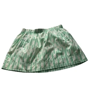 J. Falda Crew Factory Para Mujer Forrada Ikat Verde Mini Bolsillos Nueva Talla Grande - Imagen 1 de 8