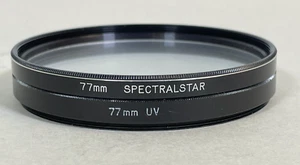 B & W 77mm Spectralstar Filter and a UV Haze filter - Picture 1 of 8