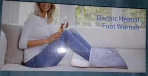 Heating Pad Auto Shut Off Electric Heated Foot Warmer Color Gray - Picture 1 of 2