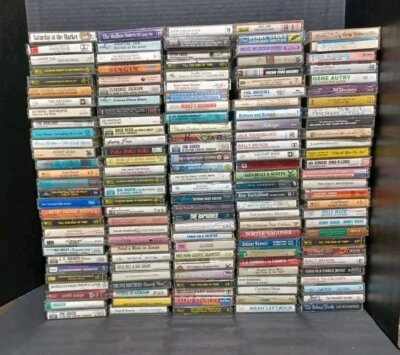 Huge Lot Of 140+ Obscure Rare Gospel & Country Cassette Tapes Foto 1 de 4
