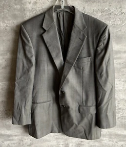 Vintage Nordstrom Hickey Freeman Madison grau Kammgarn Wolle Blazer Größe 41R USA - Bild 1 von 9