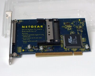 NetGear 802.11b Wireless PCI Adapter Model MA301 Rev 1 Card - Image 1 of 2