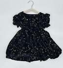 Black Velvet Dress with Stars