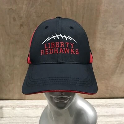 Liberty Red Hawks 可调球帽黑色小号 — 第 1/4 张图片
