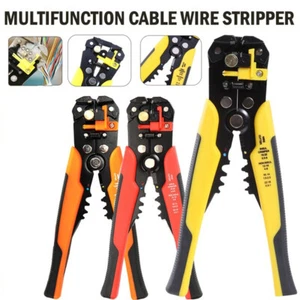 Automatic Cable Wire Stripper Crimper Crimping Tool Adjustable Plier Cutter - Picture 1 of 15