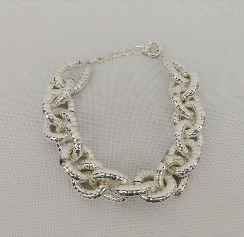 COACH Avon Million Dollar Mark Necklace Silver Chunky Exclusive Manager Free Ship