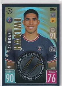 Topps Match Attax CL Extra 21/22 Sig 11 Achraf Hakimi Signature Style - Bild 1 von 1