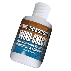 New Bohning Wind Check Odorless Air Current Finder .07 oz Bottle Model# 1612 - Picture 1 of 1