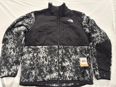 Chaqueta Denali grande para hombre The North Face NF0A7UR20VW-L negra con estampado polar nueva con etiquetas Foto 1 de 4