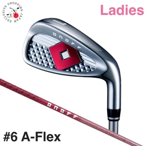 ONOFF Ladies Custom Iron #6 Magenta Pink A-Flex SMOOTH KICK Graphite Shaft MTO - Picture 1 of 12