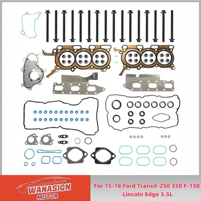 Cylinder Head Gasket Bolt For 15-18 Ford Transit-250 350 F-150 Lincoln Edge 3.5L - Изображение 1 из 4
