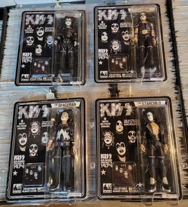 Kiss 1974 4 Figure 8in Action Set Figures Toys 2012 Demon StarChild Catman - Picture 1 of 1