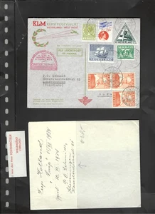 NETHERLANDS-NEDERLAND INDIES-COVER-1934-AIR-KLM-GORGEOUS FRANKING-CANCELS-VF-#32 - Picture 1 of 2