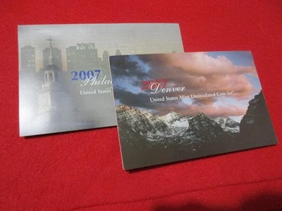 2007 P&D United States Mint Set.  28 Coin Set NO BROWN BOX            #MF-5033 - Image 1 of 4
