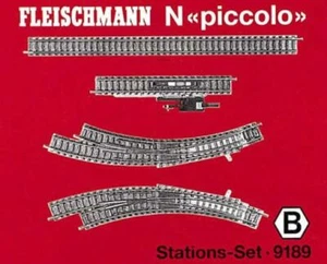 Fleischmann 9189 - Coffret de rails, Set de gare, Piccolo  - N (1:160) - Imagen 1 de 1