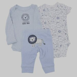 New Carter's Baby Boys Clothes Outfit 3 Piece Bodysuits and Pants Set Infants