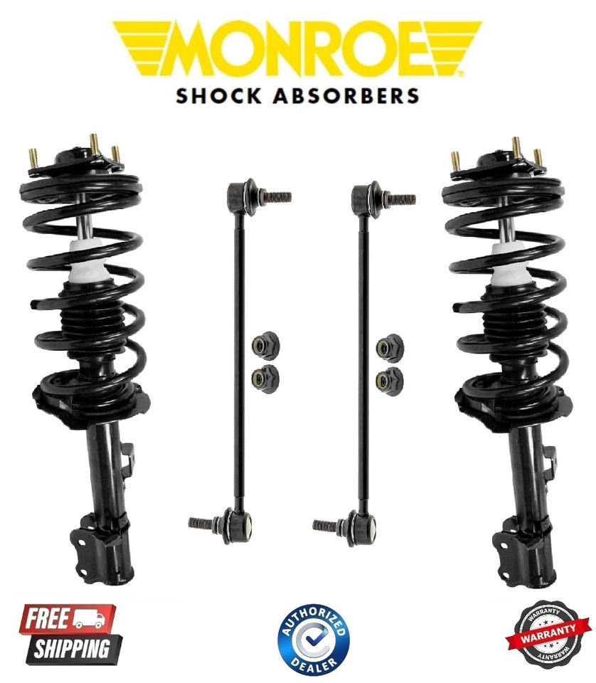 Puntal completo de suspensión delantera Monroe y barra estabilizadora para Ford Mazda Mercury Foto 1 de 1