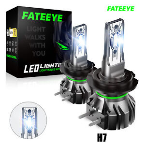 FATEEYE H7 LED Scheinwerfer Kit 10000LM 50W Fern/Abblendlicht 6500K Weiß Halogen