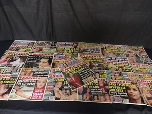 Vintage Lot Of 19 1999 National Enquirer Magazine Celebrity Gossip Tabloid News - Picture 1 of 22