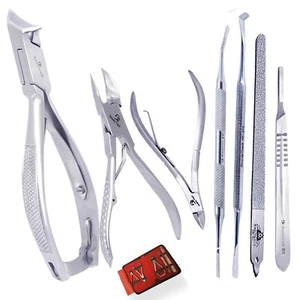 Professional Manicure Pedicure Set Finger Toe Nail Clippers & Files Grooming Kit - Picture 1 of 9