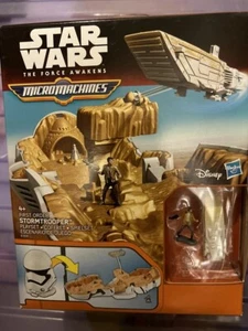 Bnib Star Wars The Force Awakens 2015 MicroMachines Storm Trooper Playset - Picture 1 of 3