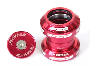 FSA Orbit MX Threadless Headset 1-1/8" 34mm W/Top Cap - Picture 1 of 19
