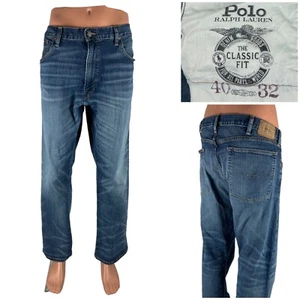 Polo Ralph Lauren Herren 40 x 31 (eigentlich) Classic Fit Straight Jeans blau Baumwolle - Bild 1 von 11
