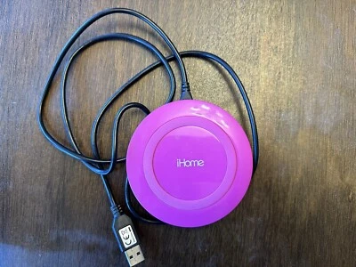 Apple i home Pink Wireless Charging Pad With USB Cord - Image 1 of 2