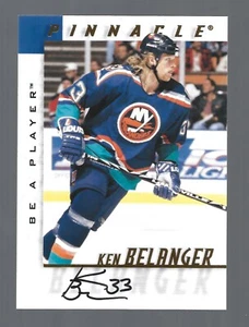 Ken Belanger AUTOGRAPH New York Islanders 1997-98 Pinnacle Be A Player #145 AUTO - Picture 1 of 2