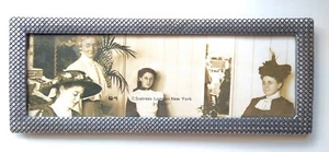 SIXTREES Designer Photo Table Frame Pewter 3-1/2" x 10" Panoramic - Picture 1 of 6