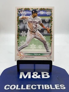 2022 Topps Holiday Jeremy Pena Rookie Houston Astros - Picture 1 of 2