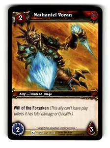 World of Warcraft TCG Fields of Honor Trading Card Nathaniel Voran #137 C - Picture 1 of 4