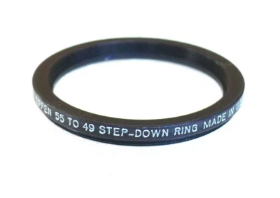 55-49mm TIFFEN Step-Down Ring Adapter - 55mm-49mm Stepping Ring - NEW - Image 1 of 3