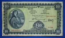 1969 Ireland Irish Eire, Ten pound, £10 banknote, Lady Lavery  [28412]