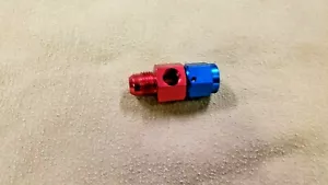 Professional Products Blue and Red -6AN to -6AN Fuel Pressure Take-Off Fitting - Picture 1 of 3