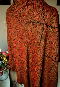 Chal Jamavar GENTs LOHI Diseñador ~100% Pashmina Cachemira ~ Cachemira Jamawar - Imagen 1 de 4