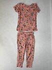 Posh Peanut Baby Girl Toddler Betty Short Sleeve Pajama Set Rabbits Pink 12-18 M