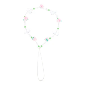 Plastic Phone Chain Accessory Phone Hanging Beads Chain Phone Charms - Zdjęcie 1 z 12