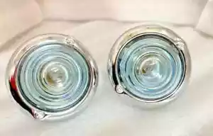 Fits For Willys Ford Jeeps Parking Turn Signal Indicator Glass Lights - Picture 1 of 3