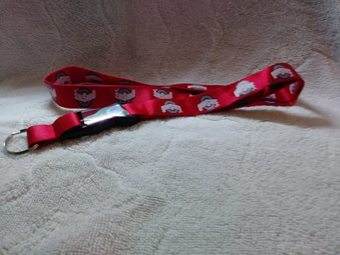 Ohio State Buckeyes Lanyard 21" Detachable key ring Officially Licensed New Cover