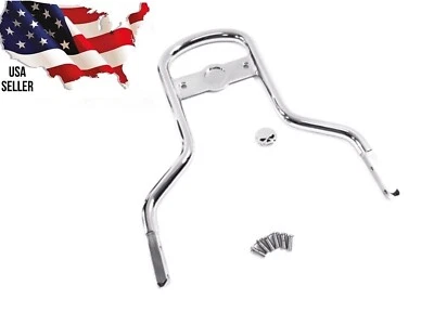 Chrome 51477 Harley Davidson Softail Sissy Bar Upright Larger Rear Tires 06-2017 - Image 1 of 4