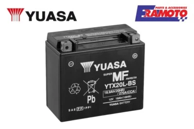 Batería Yuasa YTX20L-BS Activada Para Harley Davidson FXBRS Breakout 1868 2020 - Imagen 1 de 4