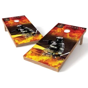 Firefighers Some Gave All Cornhole Board Wrap - Bild 1 von 2